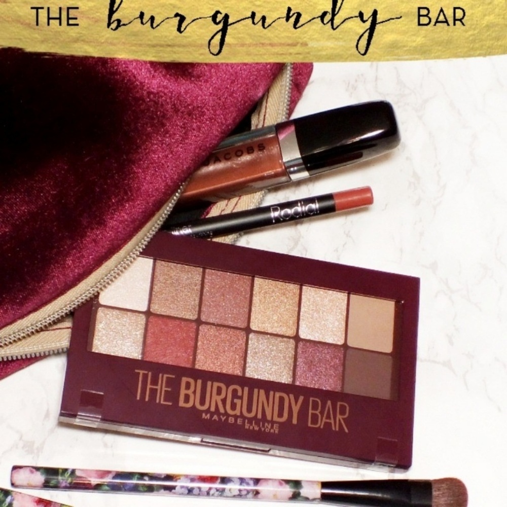Burgundy Bar Shimmer Eyeshadow Palette NWT - Picture 1 of 8
